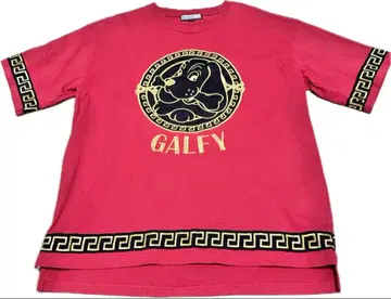 [ 여성에게도 인기 ] GALFY 갈피 자수 빅 로고 레드 골드 L