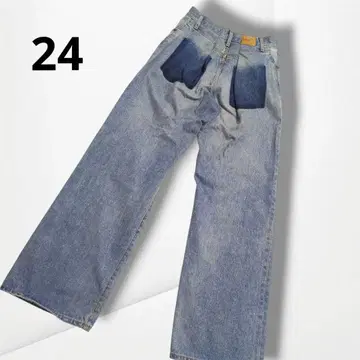 [ 인기 ] Ungrid 언그리드 리메이크 디자인 루즈 데님 24 일본제