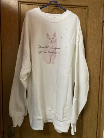 미셸 마카롱 속기모 트레이닝복 고양이