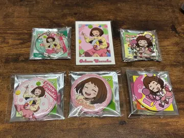 우라라카 오챠코 나의 히어로 아카데미아 핸즈 히로아카 캔뱃지 키링