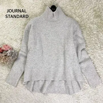 [ 새상품급 ] 저널 스탠다드 울 캐시미어 하이넥 니트 F 라이트 그레이
