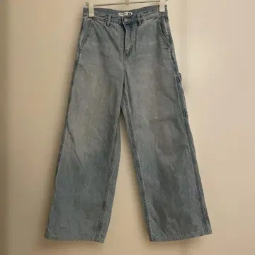 JW ANDERSON 라이트 블루 와이드 레그 데님 23인치