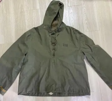 40's U.S.NAVY N-2 데크 레인 파카 빈티지