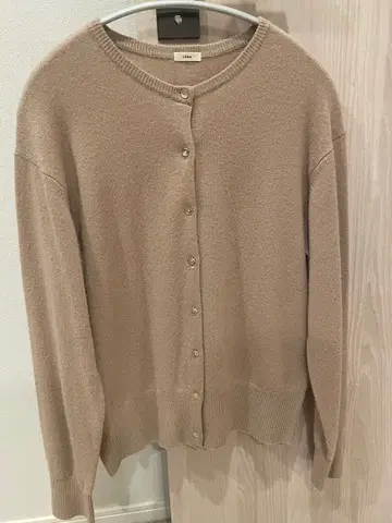 IENA 울 100% 가디건 베이지