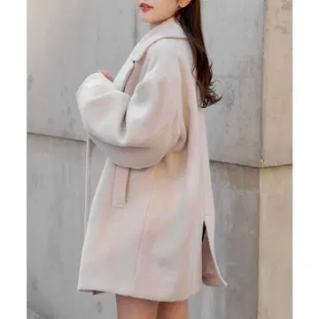 Chico 샤기 더블 자켓 코트 사이즈 0 그레이