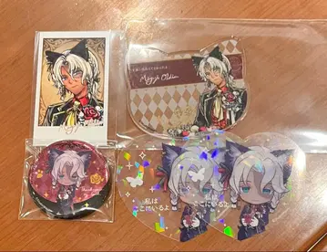 악마 집사와 검은 고양이 아크릴 코스터 폴라로이드 호로카 캔뱃지 미야지