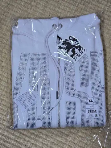 YOASOBI Rhinestone LOGO Zip Hoodie