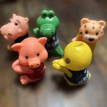 쇼와 레트로 동물 피규어 세트