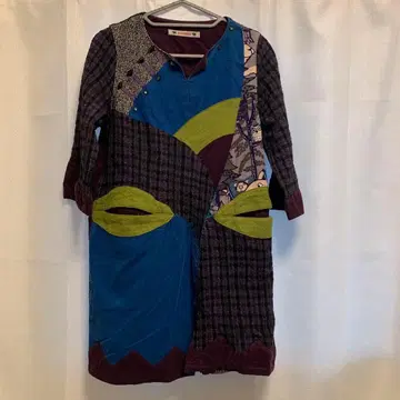 알베로베로 롱 튜닉 패치워크