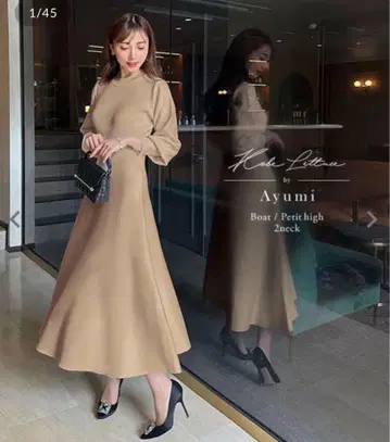 오카베 아유미 씨 콜라보 원피스 고베 레터스