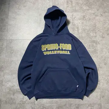 러셀 애슬레틱 SPRING-FORA 프린트 맨투맨 후드티