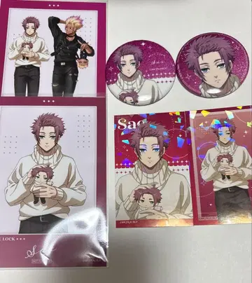 블루 록 다코 이토시 사에 마루이 유라쿠초 특전 캔뱃지 홀로그램 카드