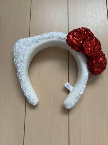 USJ 키티 머리띠 빨간 리본 포함