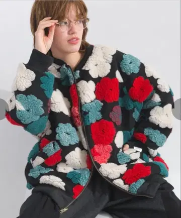 lupilien 루필리앙 보아*퀼팅 리버서블 블루종