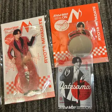 SnowMan ON 미야타테 료타 아크릴 스탠드 클리어 스티커 거울