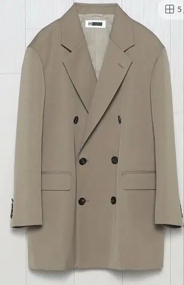 H BEAUTY&YOUTH 더블 브레스트 자켓