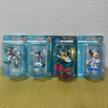 디즈니 구피 맥스 미키 크리스마스 오너먼트 4체 세트