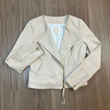 에디트 콜론 스웨이드 자켓 스웨이드 베이지 프로포션 M