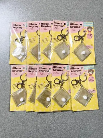 앨범 키링 10개 미니 씰북 미니 사진 앨범 최애 세리아