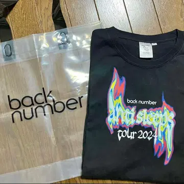 백넘버 합동 라이브 공연 밴드 투어 T셔츠 [ 쇼핑백 포함 ]