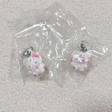 산리오 메지루시 액세서리 복슬복슬 스노우 헬로키티 마이멜로디