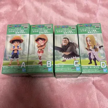 미개봉 원피스 월드 컬렉션 바디제도 최악의 세대 1~4체 세트