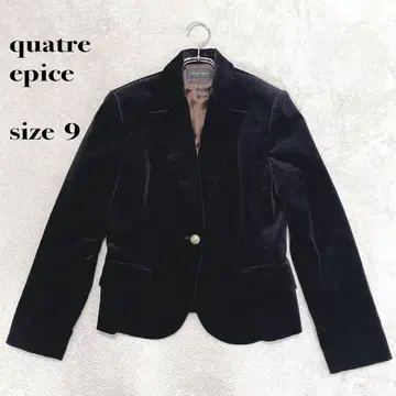 quatre epice 벨벳 테일러드 자켓 사이즈 9