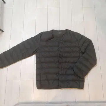 무인양품 이너다운 XL 차콜 그레이