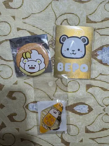 원피스 순찻집 베포 오렌지 크림 소다 무기와라 스토어 캔뱃지 크레이프