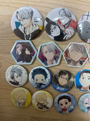 유리!!! on ICE 캔뱃지 묶음 판매