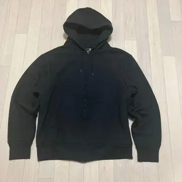 90s CAMBER 블랙 집업 후드티 안감 써멀