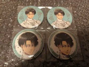 진격의 거인 화이트 코디 팝업 캔뱃지 리바이 4