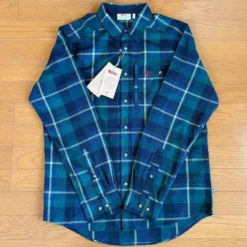 [ 데드스탁 ] fjallraven 체크 셔츠 M 사이즈