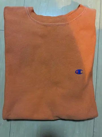 Champion Reverse Weave 오렌지 L 사이즈 멕시코제