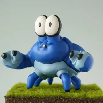 MONKEY CRAB Crabby Crab / Blue 카니 소프트 비닐