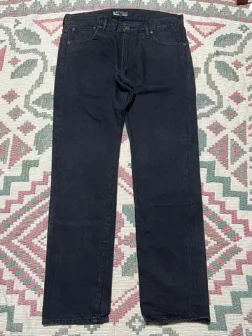 소프트 머신 Softmachine 블랙 스트레이트 데님 XLARGE