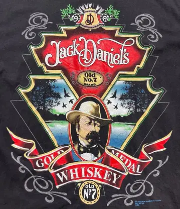 Jack Daniel's 골드 메달 위스키 T셔츠