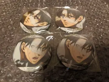 진격의 거인 팝업 캔뱃지 리바이 4개 세트