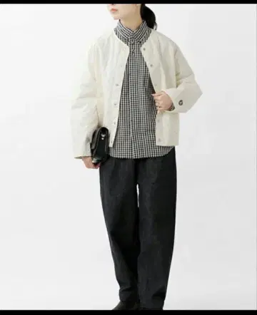 Orcival 아이보리 퀼팅 자켓 프랑스1