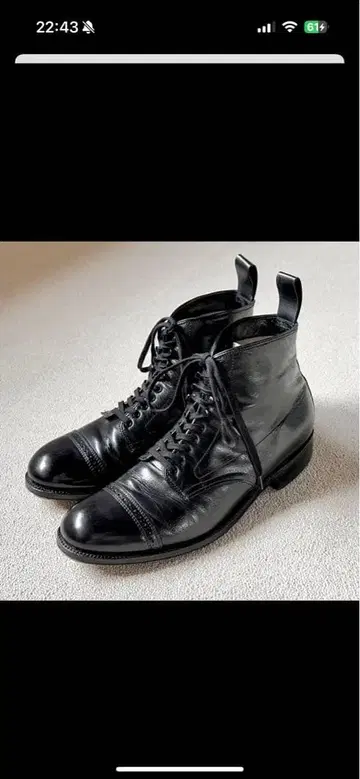 ALDEN x TOMORROWLAND 86006H 8.5D 키드 x 카프