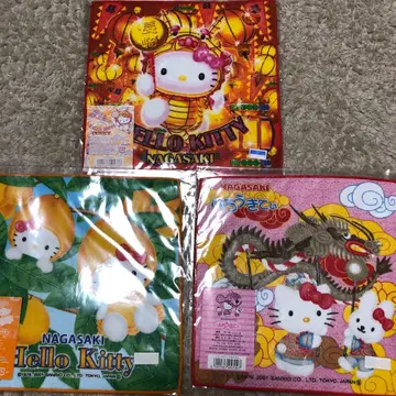 [ 나가사키 ] 지역 한정 헬로키티 핸드 타월 3개