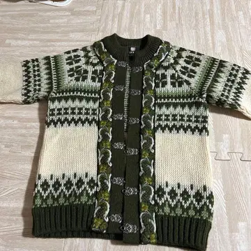 FJORD FASHION 노르딕 무늬 울 스웨터 38