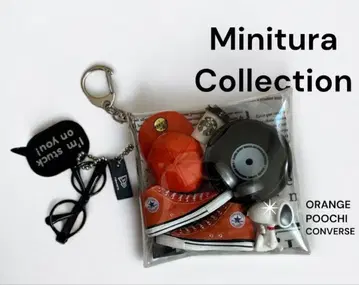 가챠 파우치 SNOPPY PEANUTS 오렌지 파우치 CONVERSE