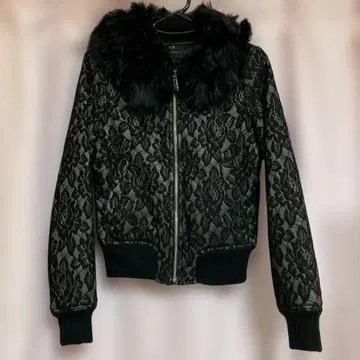 y2k COOLATIQUE 퍼 달린 레이스 자켓 새상품급