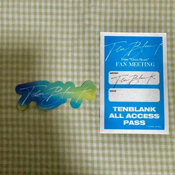 TENBLANK 스티커 2종