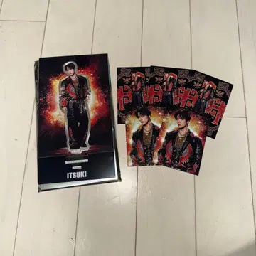 THERAMPAGE 후지와라 이츠키 포토 카드 아크릴 스탠드