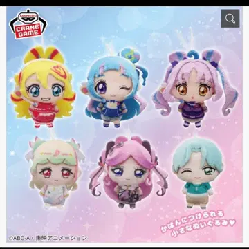 아이돌 프리큐어 봉제 인형 참 6종 세트