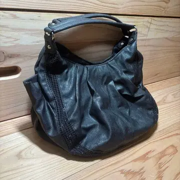 archive y2k grunge 가죽 숄더백 대용량 블랙