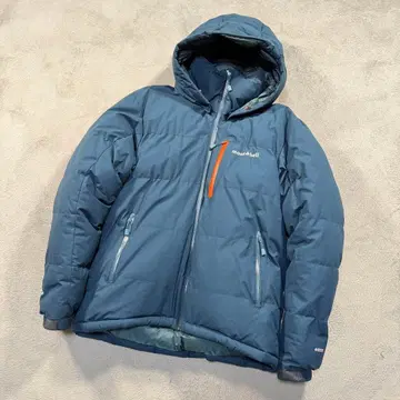 몽벨 다운 자켓 1101574 블루 계열 후디 800필