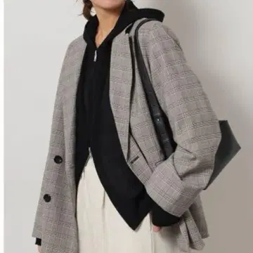 JOURNAL STANDARD relume 더블 프론트 체크 자켓